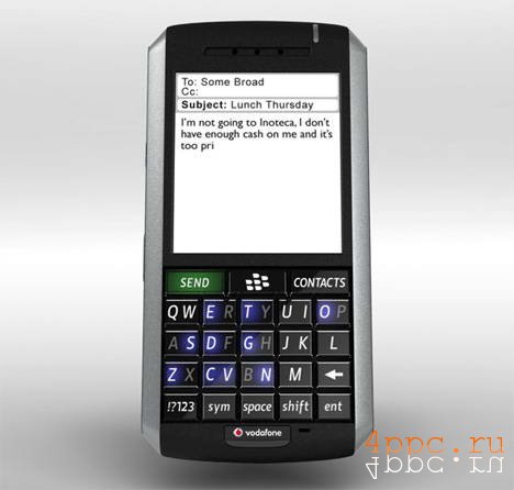 Mozilla Phone:  BlackBerry 7130   Optimus