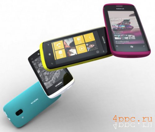 Четыре смартфона Nokia на базе Windows Phone 7
