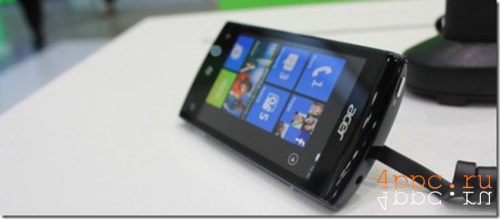 Коммуникатор Acer W4 под управлением Windows Phone Mango: не нарушая традиций