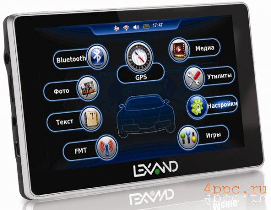 Симпатичный навигатор с WVGA-экраном: Lexand ST-5350 HD