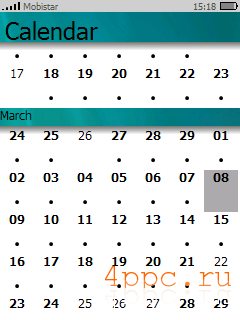 PocketCM Calendar